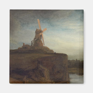 Die Mühle, 1645 - 48 (Öl auf Leinwand) Magnet