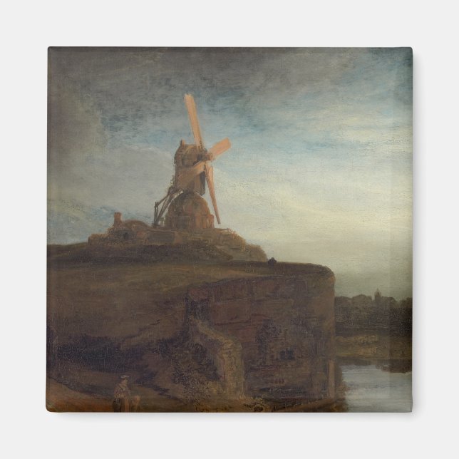 Die Mühle, 1645-48 (Öl auf Leinwand) Magnet (Vorne)