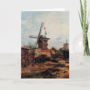 Die Mühle von Blute Fin von Vincent van Gogh Karte