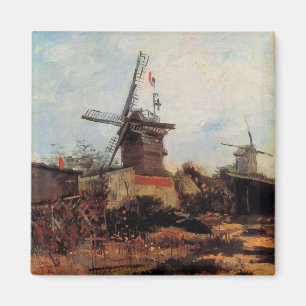 Die Mühle von Blute Fin von Vincent van Gogh Magnet