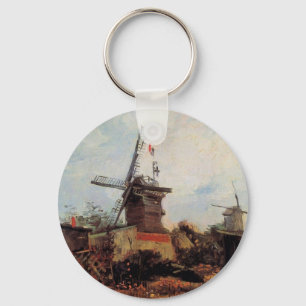 Die Mühle von Blute Fin von Vincent van Gogh Schlüsselanhänger