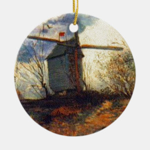 Die Mühle von La Galette Van Gogh Keramikornament