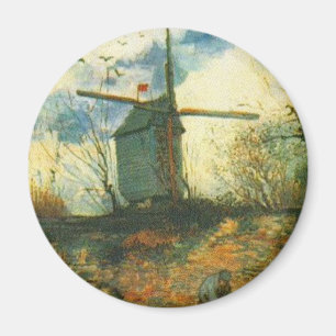 Die Mühle von La Galette Van Gogh Magnet