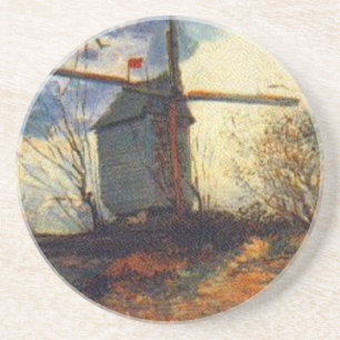 Die Mühle von La Galette Van Gogh Sandstein Untersetzer