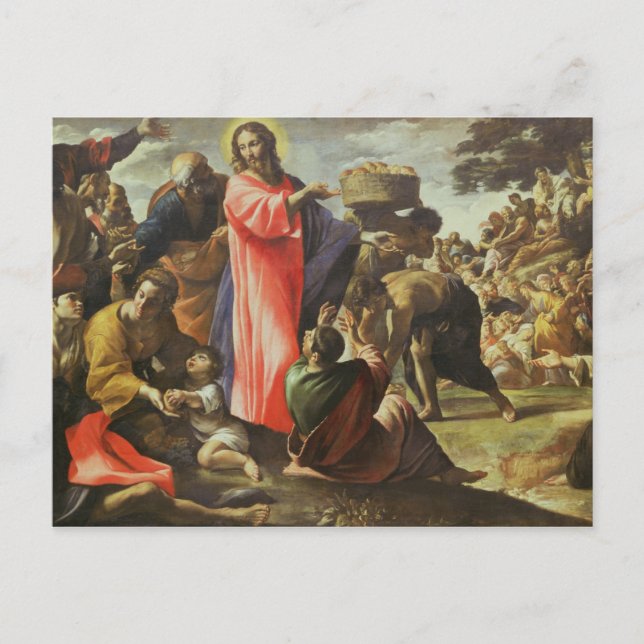 Die Multiplikation der Liebe und der Fische Postkarte (Vorderseite)