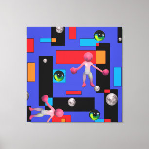 Die Mummy II - Ken Gage Abstrakt Art Leinwanddruck