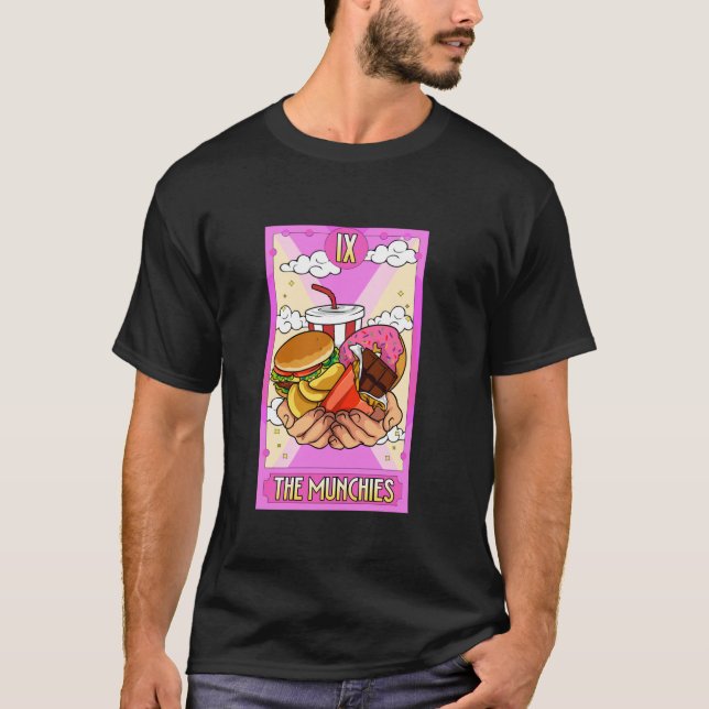 Die Münchner Junk Foods Snacks Hunger Pangs Funny T-Shirt (Vorderseite)