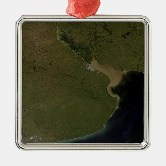 Die Mündung Rio de la Plata Silbernes Ornament (Vorne)