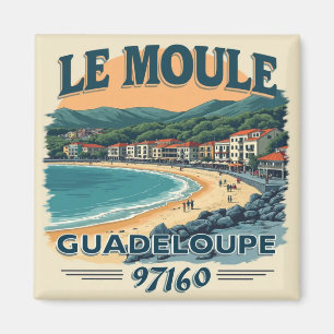 Die Muschel GUADELOUPE Magnet