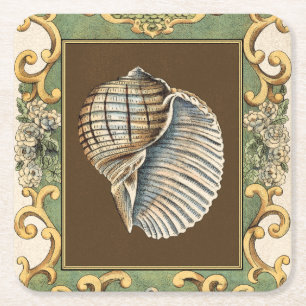 Die Muscheln der kleinen Meerjungfrau Rechteckiger Pappuntersetzer