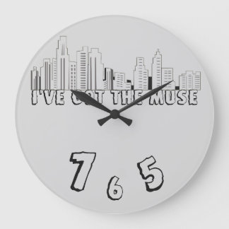 Die Muse-Wanduhr Große Wanduhr