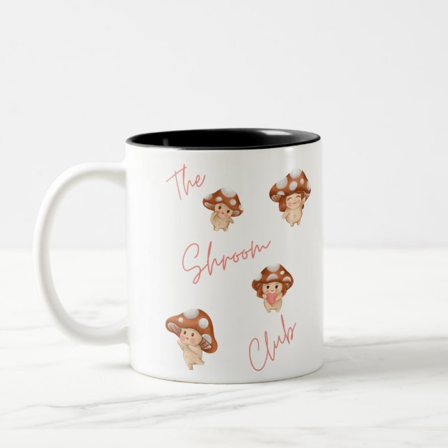 Die Mushroom-Tasse Zweifarbige Tasse (Links)