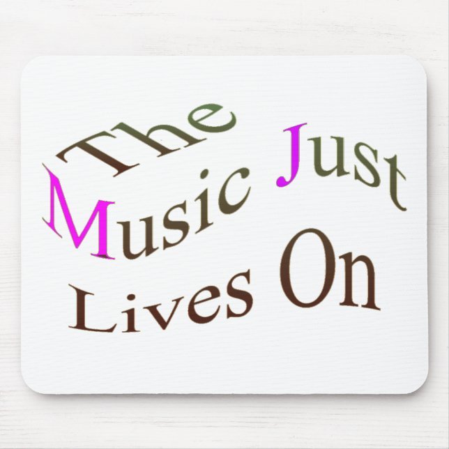 Die Musik-gerade Leben an Mousepad (Vorne)