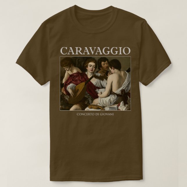 Die Musiker Caravaggio T-Shirt (Design vorne)