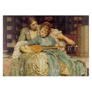 Die Musikstunde von Frederic Leighton Schneidebrett