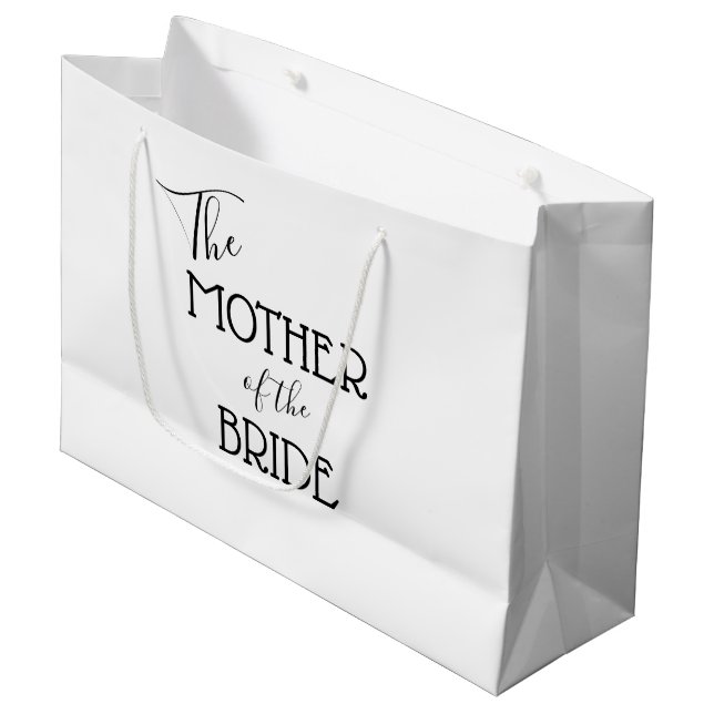 Die Mutter der Bride-Geschenktasche Große Geschenktüte (Vorderseite Schrägansicht)