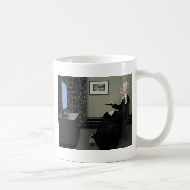 Die Mutter des Pfeifers aktualisiert Kaffeetasse (Rechts)