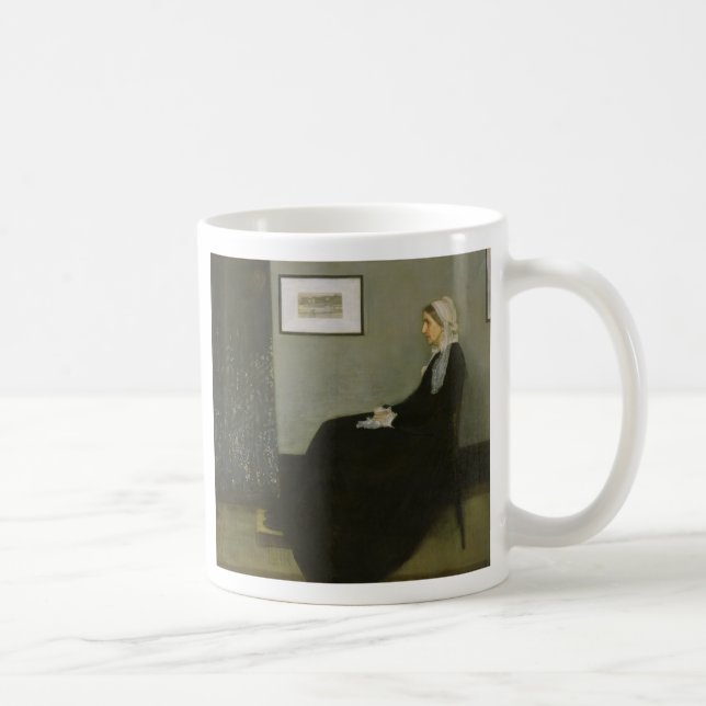 Die Mutter des Pfeifers durch James-Abt McNeill Kaffeetasse (Rechts)