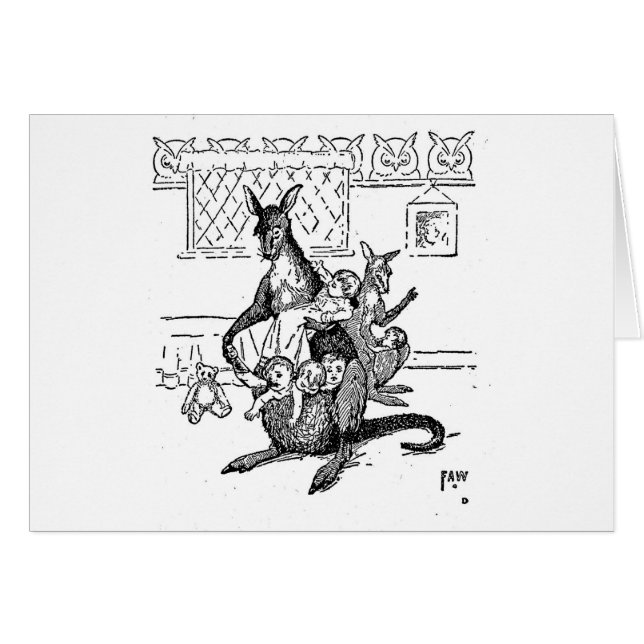 Die Mutter Kangaroo (Vorderseite (Horizontal))