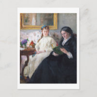 Die Mutter und Schwester des Künstlers, Berthe Mor