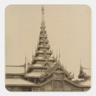 Die Myei-nan oder die Haupthalle Quadratischer Aufkleber