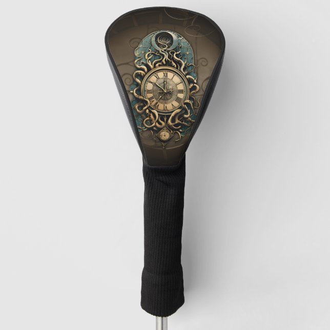 Die mysteriöse Steampunkbewegung. Golf Headcover (Vorderseite)