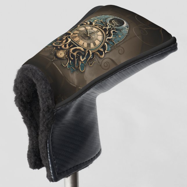 Die mysteriöse Steampunkbewegung. Golf Headcover (3/4 Vorderseite)