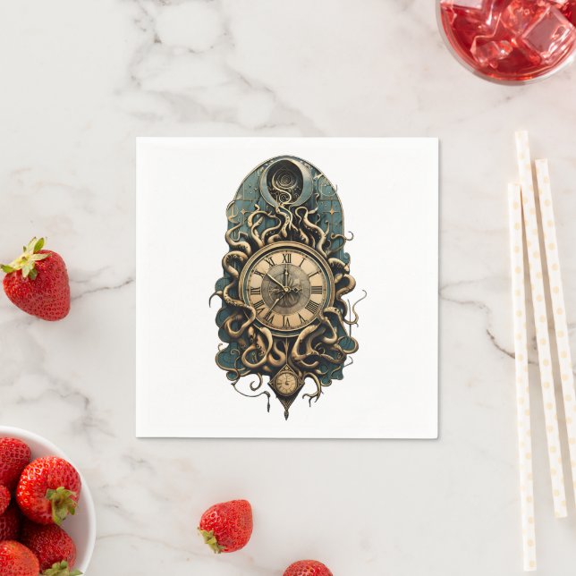 Die mysteriöse Steampunkbewegung. Serviette (Beispiel)