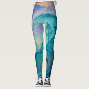Die mysteriösen Leggings des Ozeans kämpfen