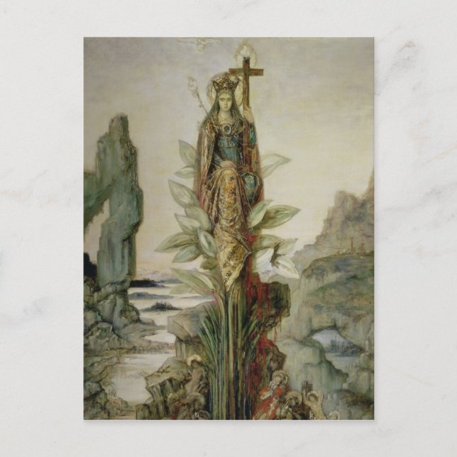Die mystische Blume Postkarte (Vorderseite)