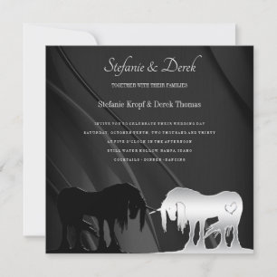 Die mystische Einhorn-Hochzeitseinladung