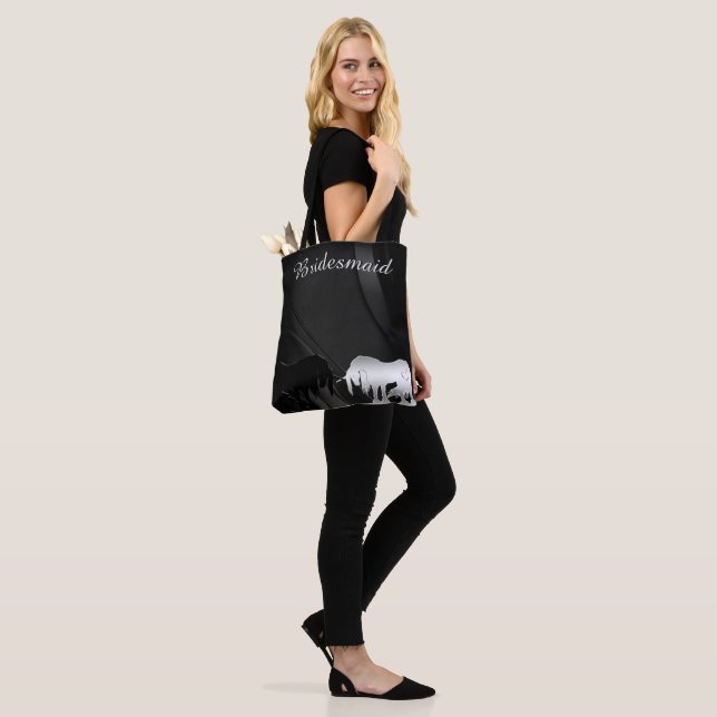 Die mystische Einhornhochzeit (Hochzeitsfeier) Tasche (Am Model)