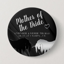 Die mystische Einhornhochzeit (Mutter der Braut) Button