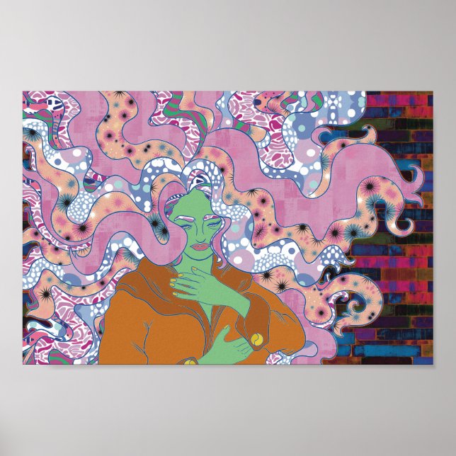 Die mystische Frau Poster (Vorne)