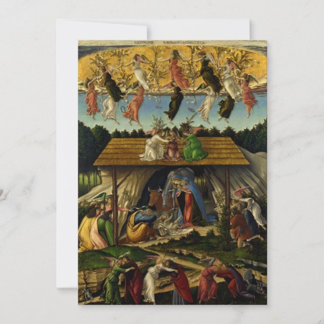 Die mystische Geburt - Botticelli (Vorderseite)