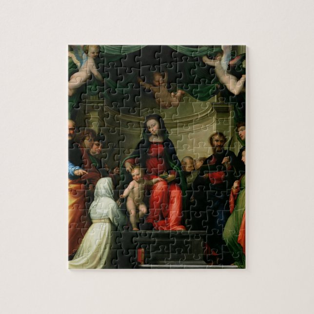 Die mystische Heirat von St. Catherine von Siena (Vertikal)