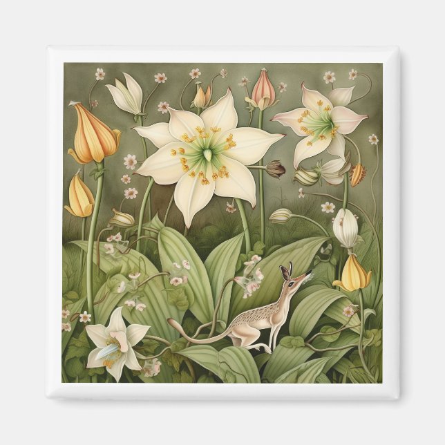 Die mythische Welt der Whiskered Deer Mouse Magnet (Vorne)