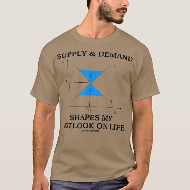 Die Nachfrage nach Angeboten prägt meine Aussichte T-Shirt (Vorderseite)