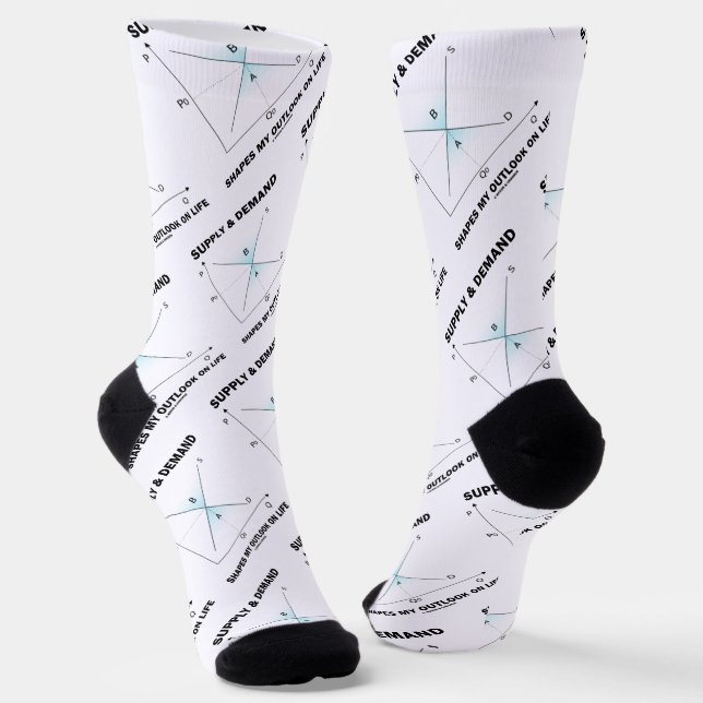 Die Nachfrage nach Angeboten prägt meinen Lebensau Socken (Gewinkelt)