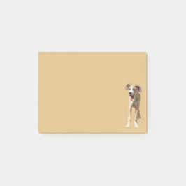 Die Nachricht: Walter the Great Dane Post-it Klebezettel