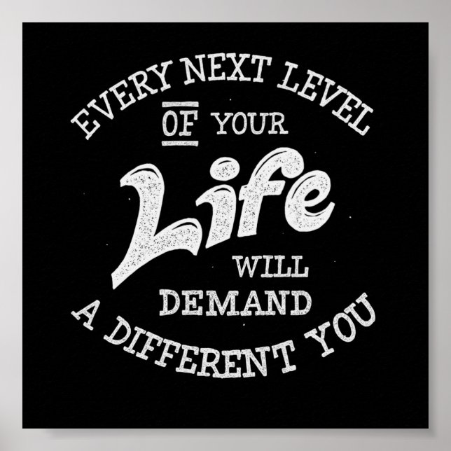 Die nächste Stufe Ihres Lebens wird einen anderen  Poster (Vorne)