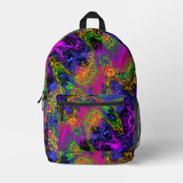 Die Nacht Abstrakt Bedruckter Rucksack