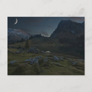Die Nacht beginnt Postkarte