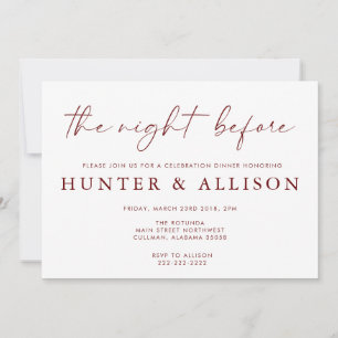Die Nacht davor Einladung
