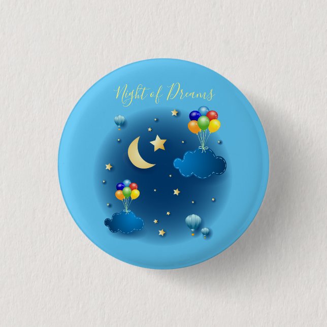 Die Nacht der Träume Button (Vorderseite)