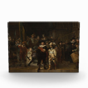 Die Nacht des Rembrandt-Barock-Meisterwerk Fotoblock