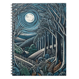 Die Nacht im Wald Notizblock