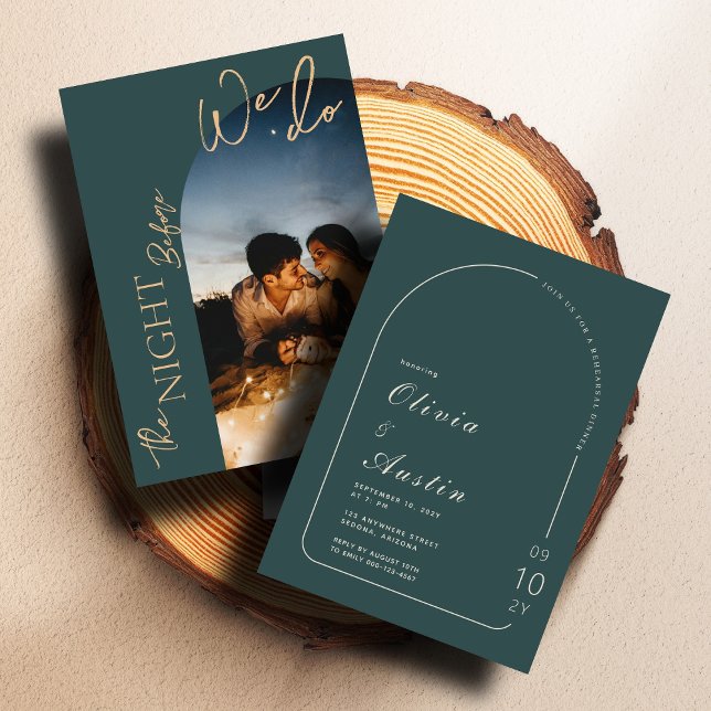 Die Nacht vor dem Abendessen am Foto Probe Einladung (Von Creator hochgeladen)