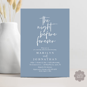 Die Nacht vor dem Altar, Hochzeitsprobe-Dinner Einladung