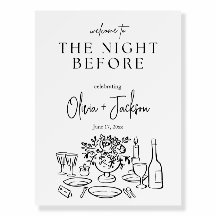 Die Nacht vor dem Begrüßungsschreiben, handgezeich